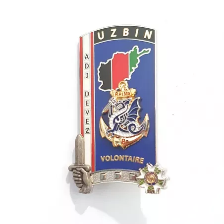 Insigne "ADJ DEVEZ" "UZBIN" ENSOA de la 379e Promotion du 1e bataillon.
