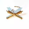Insigne de Calot Canons Croisés Artilleurs