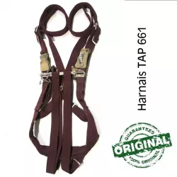 Harnais pour parachute dorsal TAP 661 modifié 665 de l'Armée Française