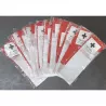Lot de 12 drapeaux de la Croix Rouge