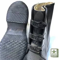 Sur-bottes d'hiver en caoutchouc noire US Army 2ème GM