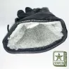 Gants Cuir Noir Resserrables