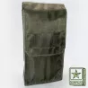 Porte-chargeurs pour Fusil-Mitrailleur MAT 49, couleur kaki, fait en Nylon, accessoire de l'Armée française.