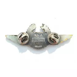 Brevet d'Observation de l'ALAT, formé d'un écu, de 2 canons croisés, une couronne de chêne et d'ailes