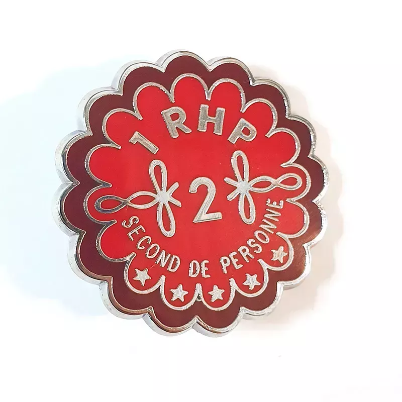 Insigne du 2ème Escadron du 1er Régiment de Hussard Parachutiste.