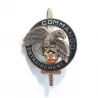 Brevet Commando Entrainement du 1eBPC. Illustré d'un aigle sur une rondache décorée de la France, d'un parachute et d'une épée.